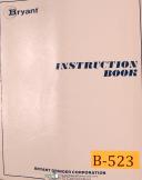 Bryant-Bryant 1209, Internal Grinder Machine, Operations & Schematics Manual 1969-1209-03